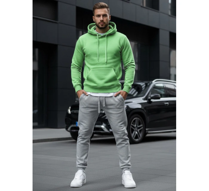 Pánska mikina s kapucňou mint FashionStreet BX5082