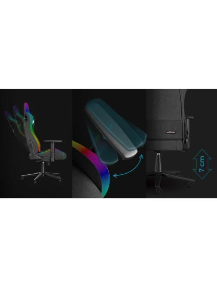 GENESIS NFG-2246 herné kreslo - čalúnené sedadlo