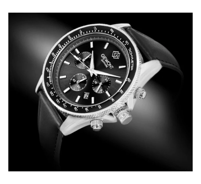 Pánske hodinky Giewont Chronograph Sapphire Black GW3520-A4 Pánske hodinky Giewont Chronograph Sapphire Black GW3520-A4