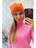 Dámska čiapka Ramona K383 oranžová