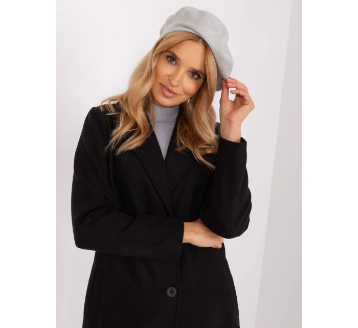 Czapka AT CZ model 18949308 jasny szary - FPrice