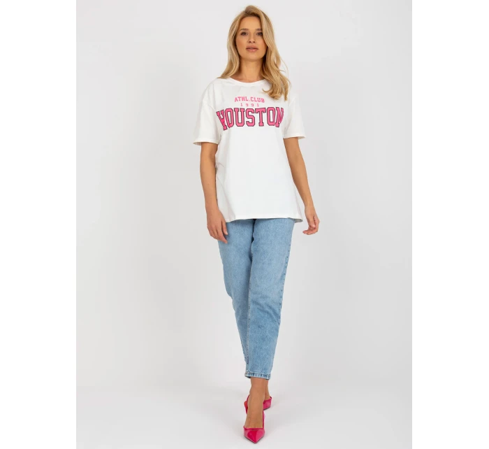 Dámské tričko EM TS ecru model 18132726 - FPrice Dámské tričko EM TS ecru model 18132726 - FPrice