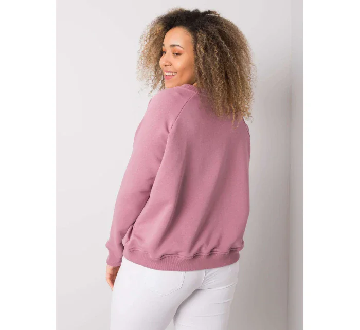 Mikina RV BL 6326.02X tmavo ružová