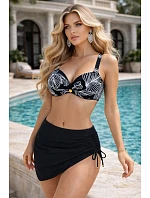 model 22011927 Plážová sukně s vázáním MXL - Self model 22011927 Plážová sukně s vázáním MXL - Self