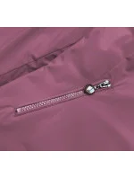 Obojstranná fialová dámska bunda (6808-259)