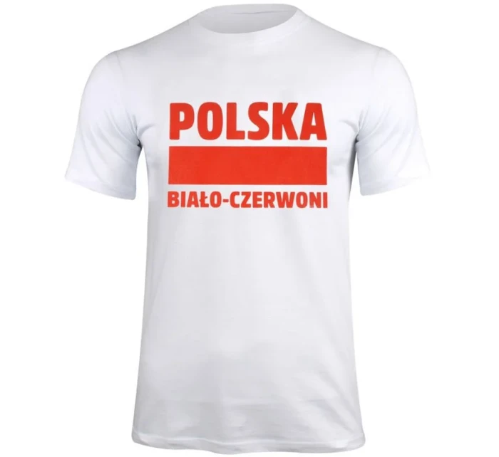 Unisex tričko Poľsko biela/červená S337909