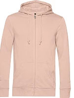 B&C Inspire Zipped Hood_° Pánska mikina s kapucňou 01.U35B soft rose