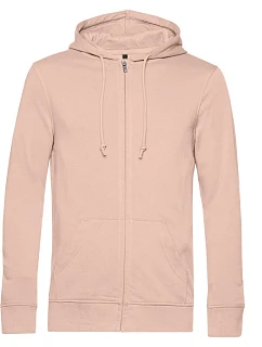 B&C Inspire Zipped Pánská mikina s kapucí soft rose model 22483773