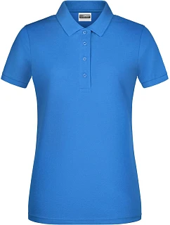 Daiber 8009 Dámske piqué polo z bio bavlny 02.8009 kobaltová