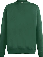 Fruit of the Loom Lightweight Set-In Sweat Pánska mikina 16.2156 fľaškovozelená