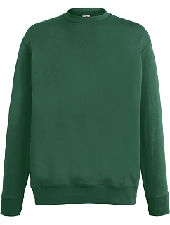 Fruit of the Loom Lightweight Set-In Sweat Pánska mikina 16.2156 fľaškovozelená
