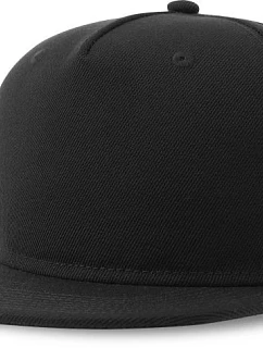 Atlantis Headwear Snap Five-S 5-panelová bejzbalová čiapka 33.0256 čierna