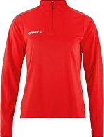 Craft Teamwear Evolve 2.0 Half Zip W Dámska tréningová bunda so zipsom na 1/4 dĺžky 82.4761 jasne červená