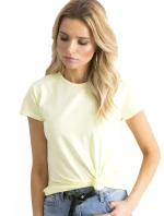 Tričko RV TS model 14824659 světle žlutá - FPrice Tričko RV TS model 14824659 světle žlutá - FPrice