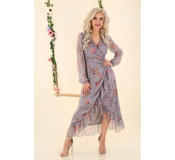 Šedé šaty model 17571198 - Merribel