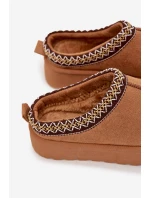 Detské/módne snežnice Jolisse s výšivkou na platforme - ťava Detské/módne snežnice Jolisse s výšivkou na platforme - ťava