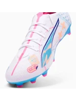 Pánske športové kopačky Ultra 5 Match Vol.Up FG/MG M 108064-01 White Mix - Puma