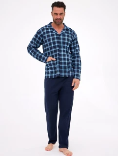 pyžamo model 21285458 dlouhé/r S2XL pánské rozepínací - Cornette