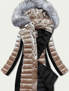 ZIMOWA KURTKA DAMSKA Z  BEŻOWA model 21244549 - YES!PINK