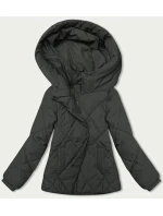 Dámská bunda v army barvě pro přechodné období model 21246655 - J.STYLE