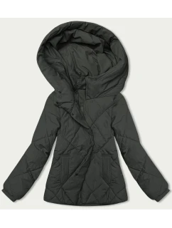 Dámská bunda v army barvě pro přechodné období model 21246655 - J.STYLE