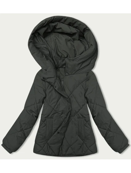 Dámská bunda v army barvě pro přechodné období model 21246655 - J.STYLE