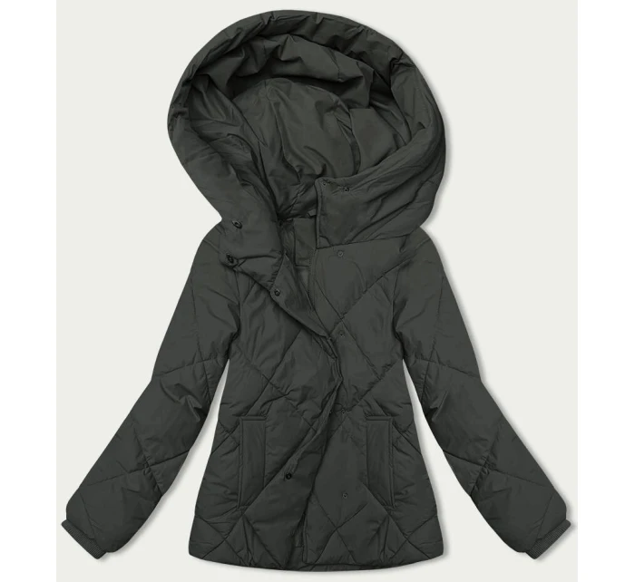 Dámská bunda v army barvě pro přechodné období model 21246655 - J.STYLE