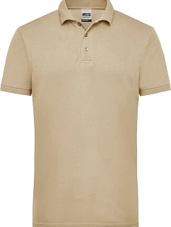 JN Pánské pracovní piqué polo 02.0 stone model 22434983 - Daiber