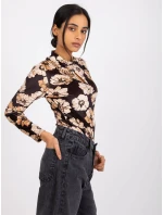 Blúzka DHJ BZ 6291.56P čierna a béžová Blúzka DHJ BZ 6291.56P čierna a béžová