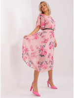 Sukienka DHJ SK 3171.65 jasny różowy