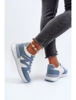 Dámske džínsové tenisky z ekokože, modré Kaimans Dámske džínsové tenisky z ekokože, modré Kaimans