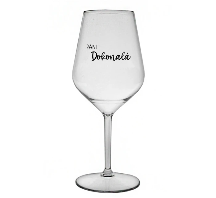 PANI DOKONALÁ - priehľadný nerozbitný pohár na víno 470 ml PANI DOKONALÁ - priehľadný nerozbitný pohár na víno 470 ml