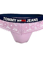 Dámske džínsové čipkované tangá UW0UW03950-TOB - Tommy Hilfiger