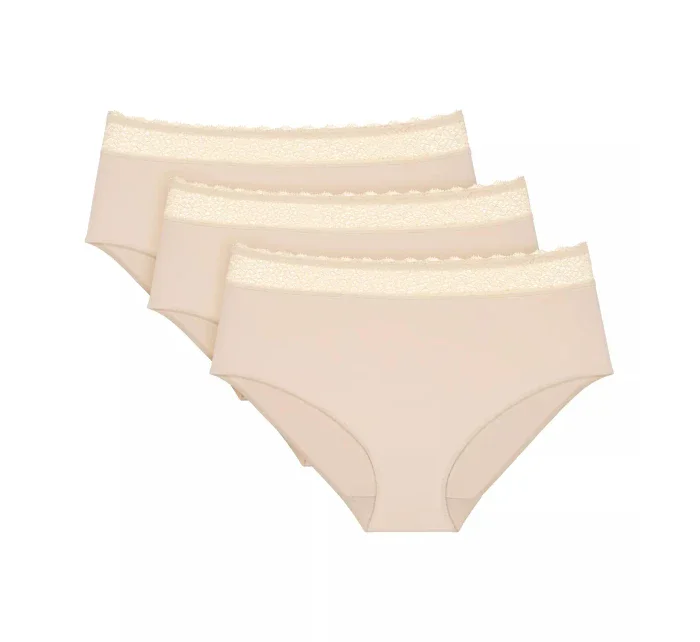 Dámske nohavičky Feel of Modal Midi 3P - CREAMY DREAM - krémová 6720 - TRIUMPH