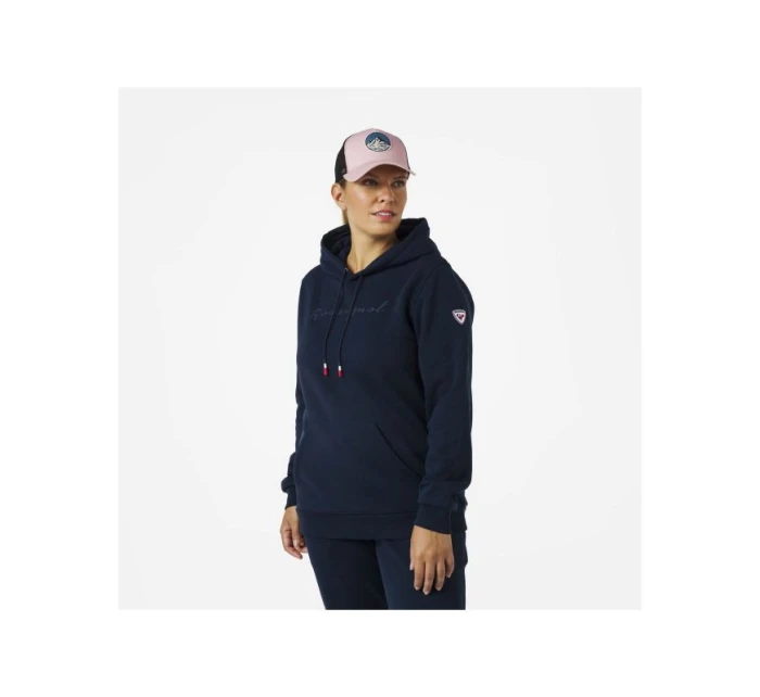 Rossignol W LOGO SWEAT HOOD FL námornícka modrá