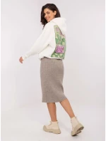 Sukňa D93020M50243A2 tmavá lila