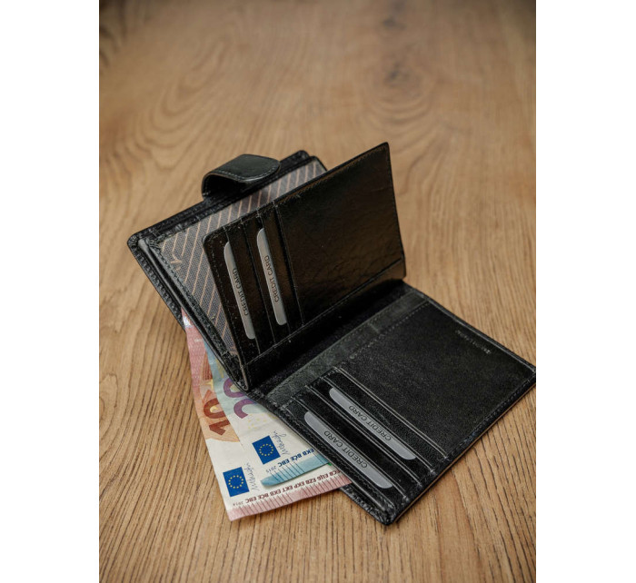 Pánske peňaženky [DH] PC 105L BAR čierna