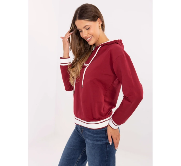 Mikina RV BL A857.47 burgundy Mikina RV BL A857.47 burgundy