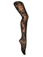 Dámske pančuchy Fiori 20 Den Black Pattern - Veneziana