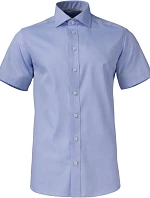 J.Harvest & Frost YB 50 S/S Regular Men Keprová košeľa s krátkym rukávom 63.5011 sky blue