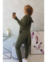 Sada mikín s dlhšou stranou khaki farby