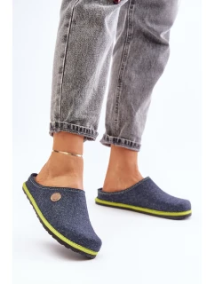 Dámské domácí obuv Pantofle Modré model 21677408 - Inblu