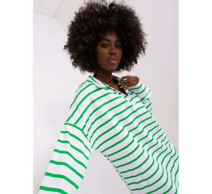 Blúzka LK BZ 509314.83 biela a zelená Blúzka LK BZ 509314.83 biela a zelená