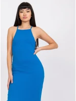 Šaty RV SK model 17050003 tmavě modrá - FPrice Šaty RV SK model 17050003 tmavě modrá - FPrice