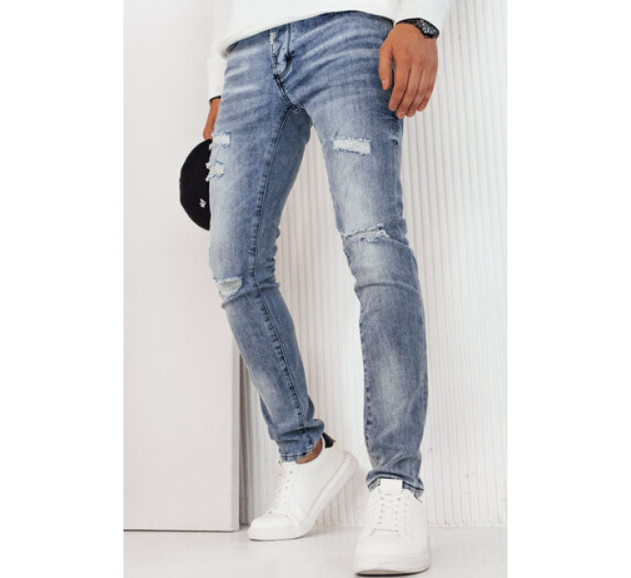 Pánske modré džínsové nohavice Dstreet UX4232