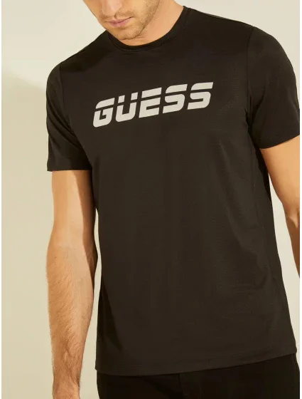 Pánské sportovní triko model 15756311 JBLK černá - Guess