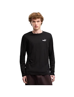 Pánské tričko ESS No. 1 Logo Longsleeve Tee, černé, model 22273590 01 - Puma