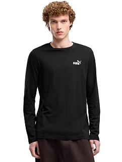 Pánské tričko ESS No. 1 Logo Longsleeve Tee, černé, model 22273590 01 - Puma