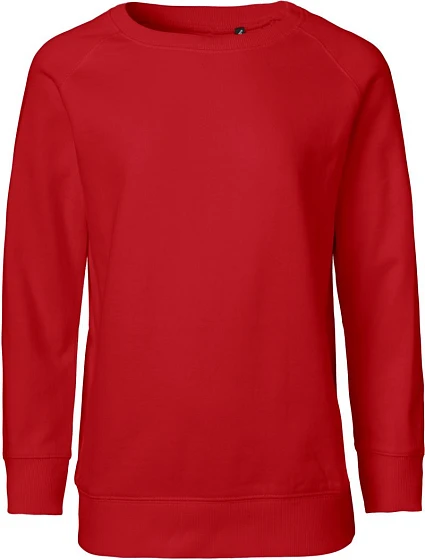 Neutral O 33001 Detská mikina s raglánovými rukávmi z bio bavlny 77.3301 červená Neutral O 33001 Detská mikina s raglánovými rukávmi z bio bavlny 77.3301 červená