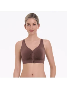 Lynn chirurgická podprsenka tvarovaná, predné zapínanie 5768X berry - Anita Care